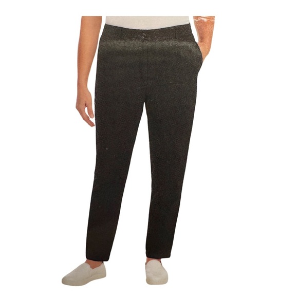 Dalia Cotton Linen Blend Pants Black - Picture 1 of 8